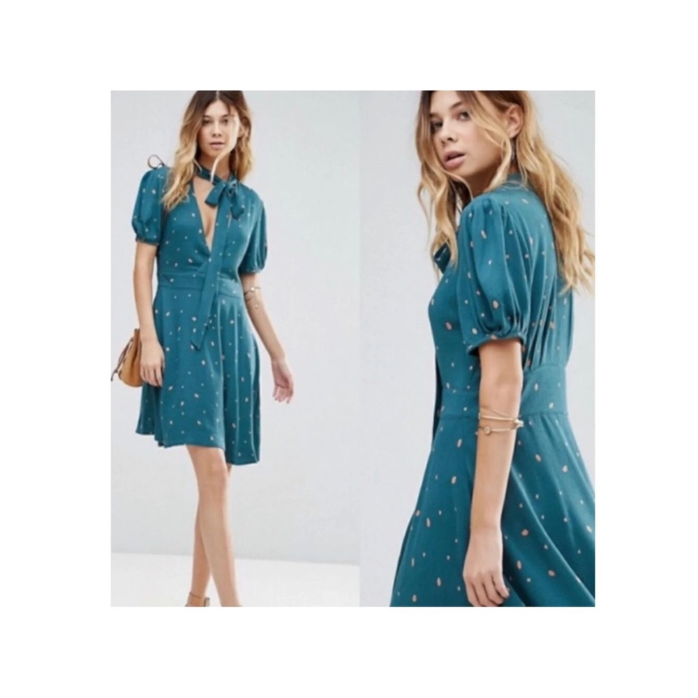 Free people polka dot dress